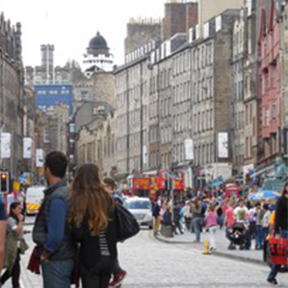 Glimpse of Edinburgh